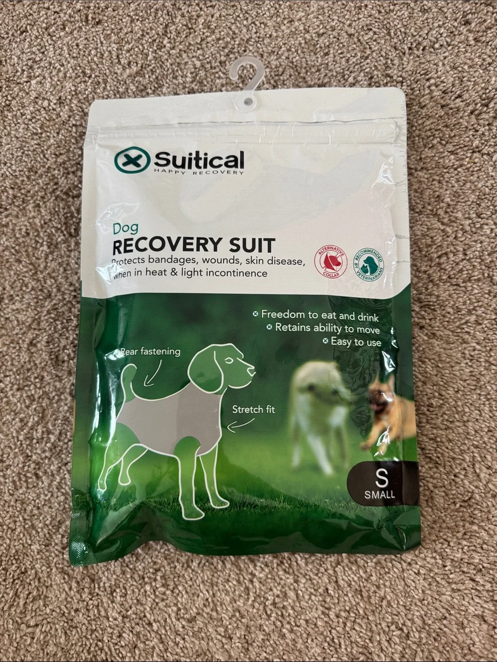 Suitical Dog Recovery Suit, Size Small